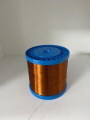 0,42 yapışkanlı hoparlör bobin teli kg.(bakır)